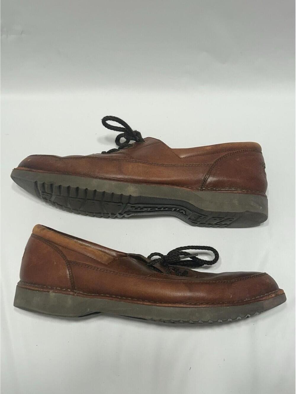 Rockport Mens Brown Leather Penny Loafer Shoes Sz 11 Preppy